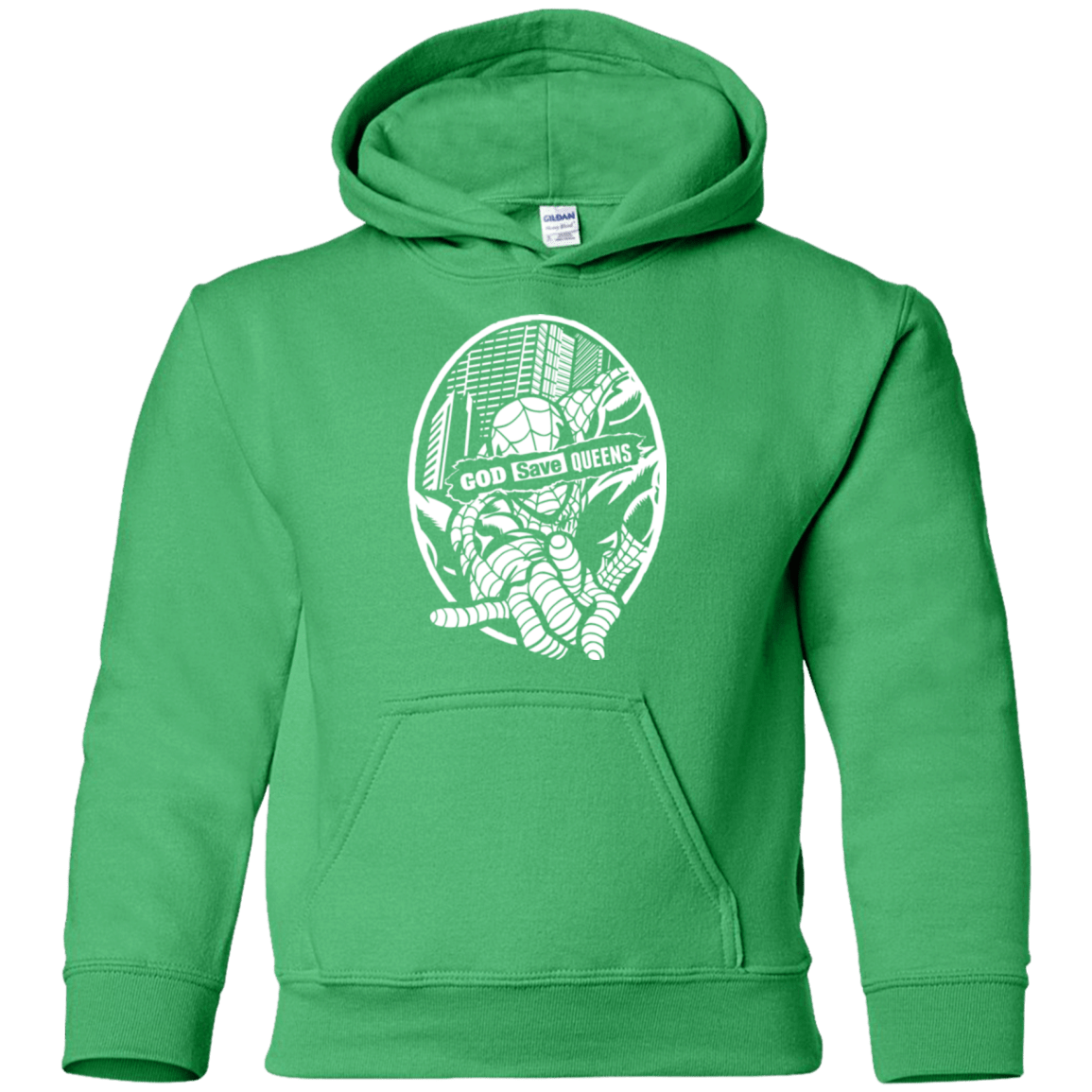 Sweatshirts Irish Green / YS GOD SAVE QUEENS Youth Hoodie