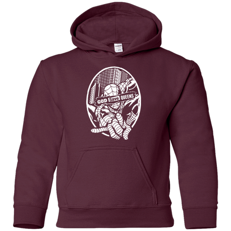 Sweatshirts Maroon / YS GOD SAVE QUEENS Youth Hoodie