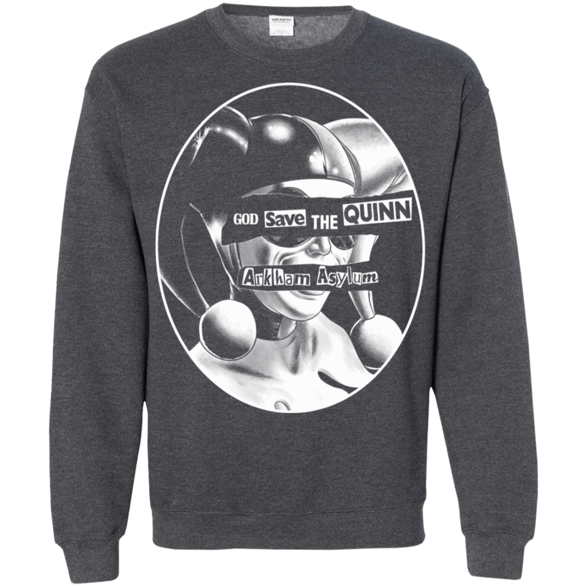 Sweatshirts Dark Heather / S God Save The Quinn Crewneck Sweatshirt