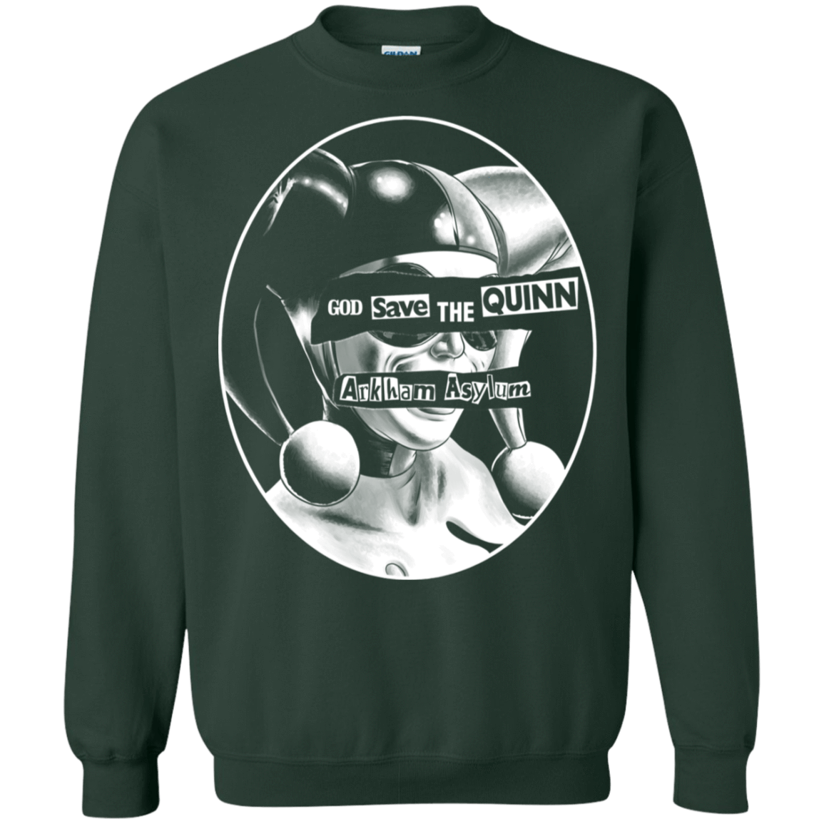 Sweatshirts Forest Green / S God Save The Quinn Crewneck Sweatshirt