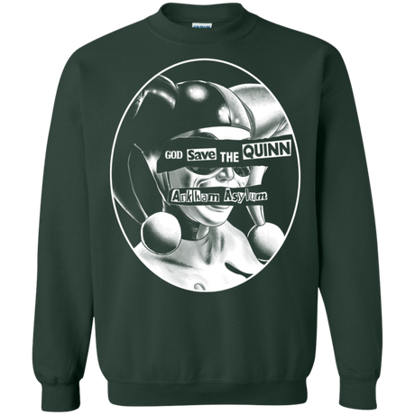 Sweatshirts Forest Green / S God Save The Quinn Crewneck Sweatshirt