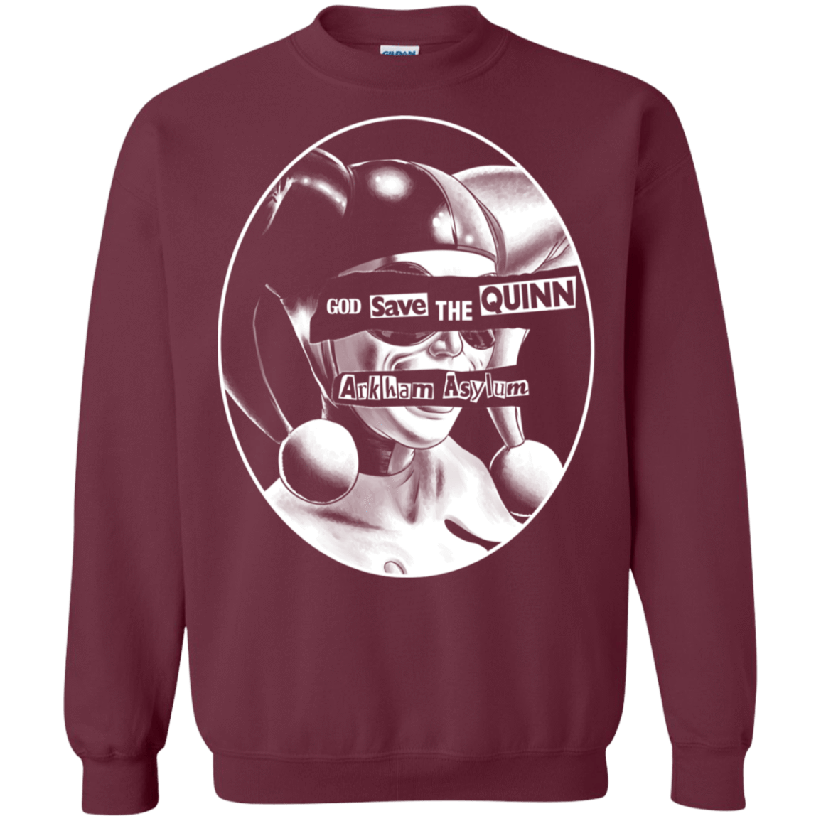 Sweatshirts Maroon / S God Save The Quinn Crewneck Sweatshirt