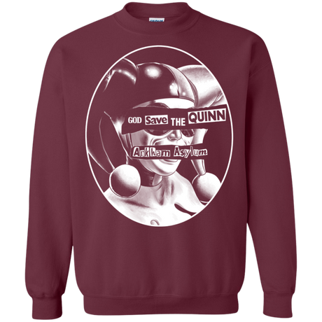 Sweatshirts Maroon / S God Save The Quinn Crewneck Sweatshirt