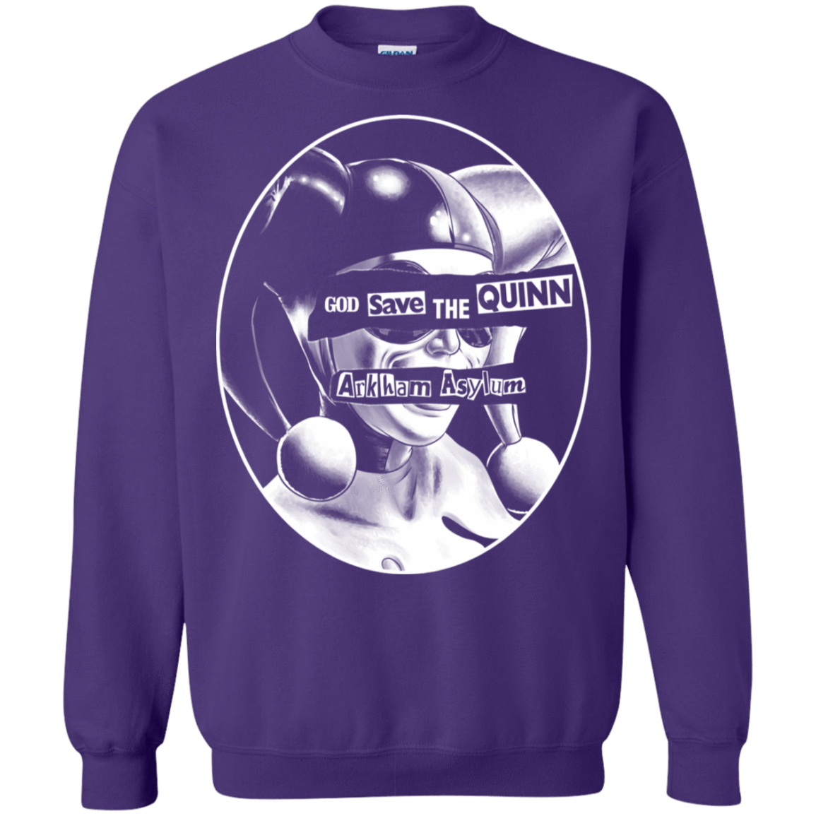 Sweatshirts Purple / S God Save The Quinn Crewneck Sweatshirt