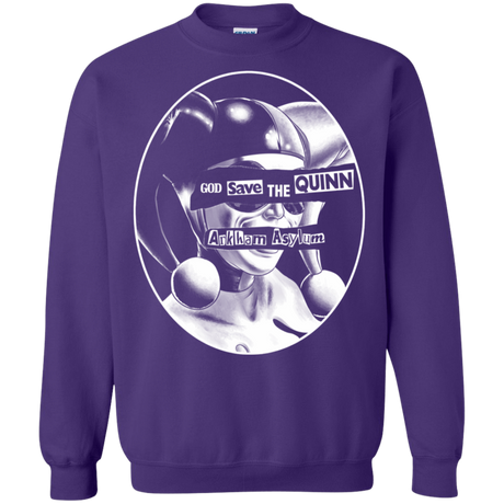 Sweatshirts Purple / S God Save The Quinn Crewneck Sweatshirt