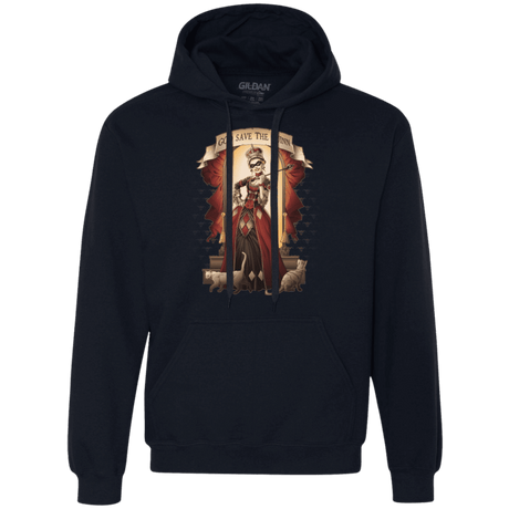 Sweatshirts Navy / Small God Save The Quinn Premium Fleece Hoodie