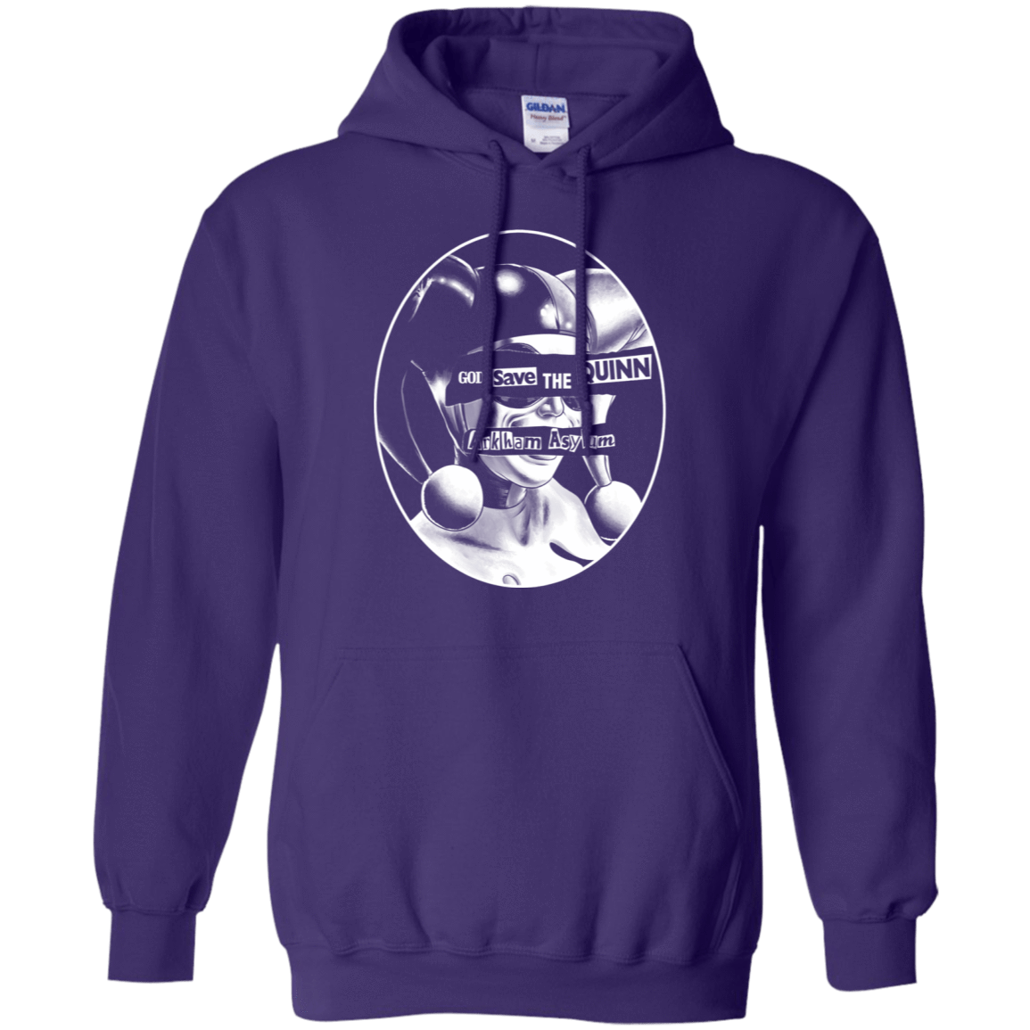 Sweatshirts Purple / S God Save The Quinn Pullover Hoodie