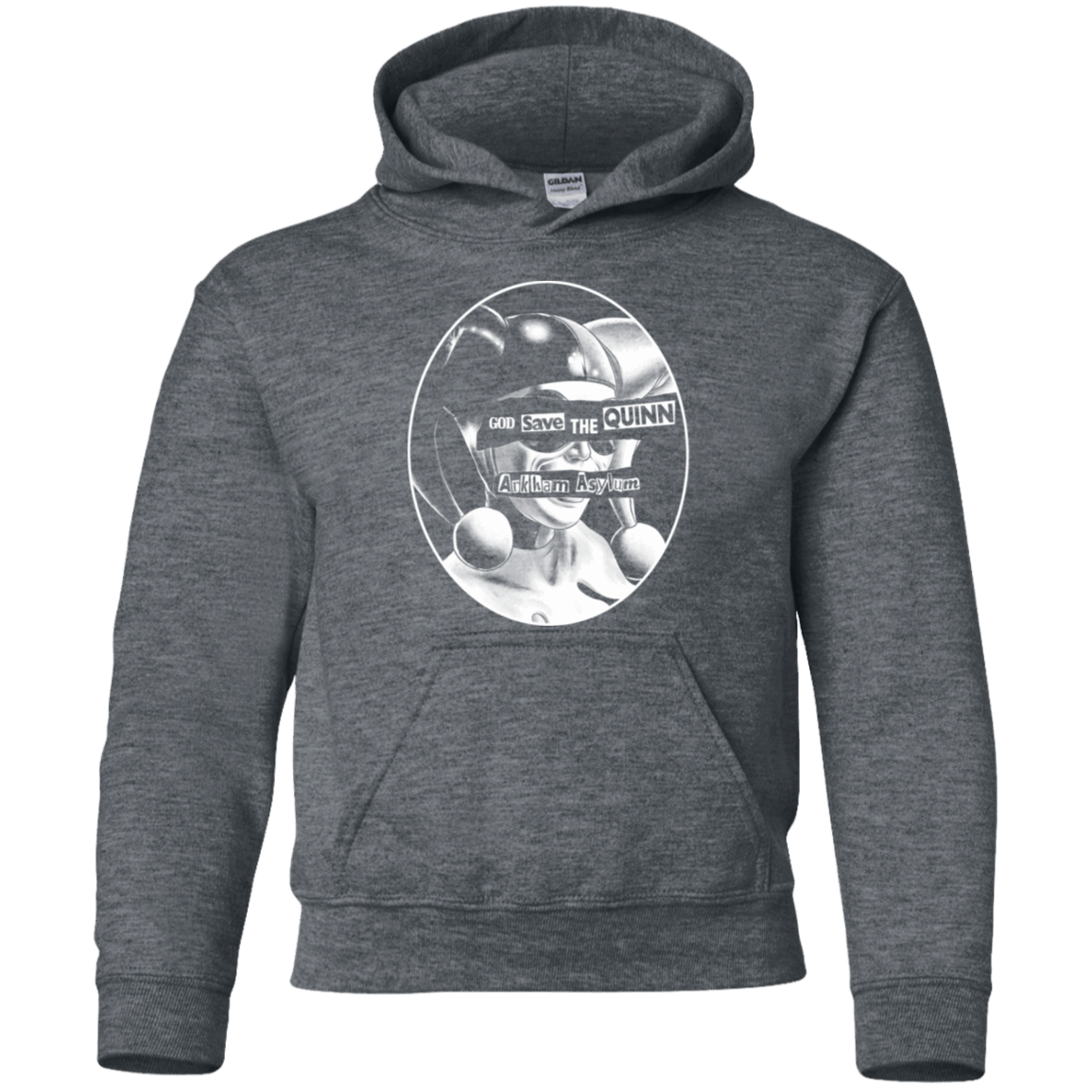 Sweatshirts Dark Heather / YS God Save The Quinn Youth Hoodie