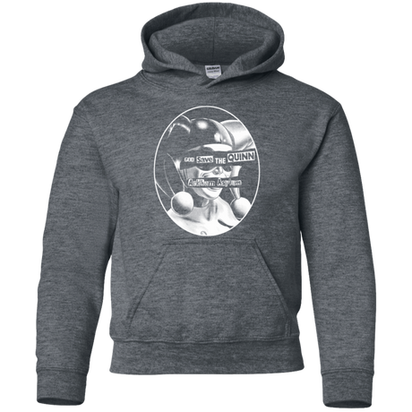 Sweatshirts Dark Heather / YS God Save The Quinn Youth Hoodie