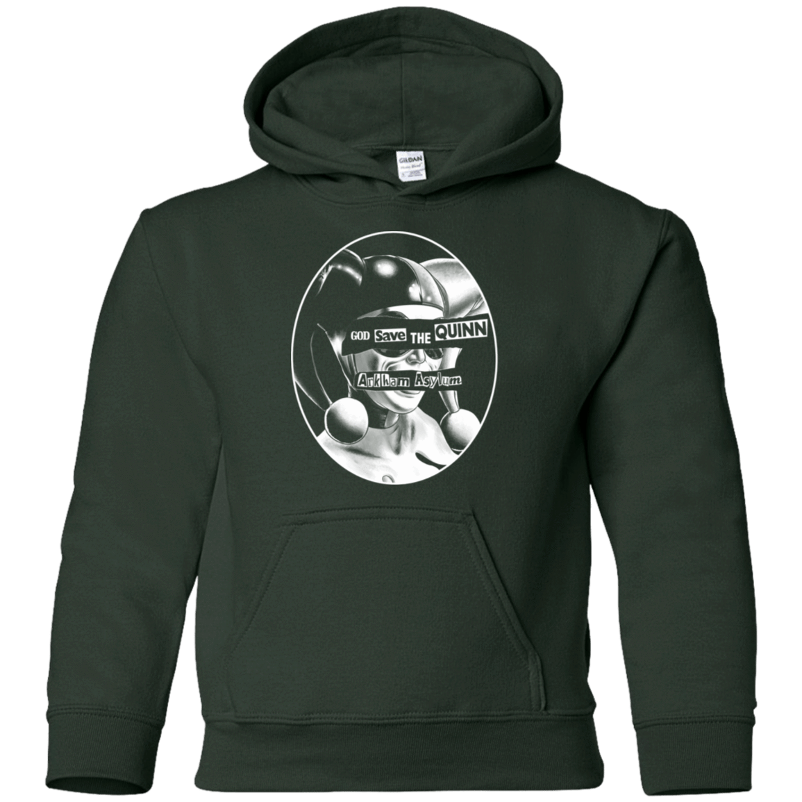 Sweatshirts Forest Green / YS God Save The Quinn Youth Hoodie