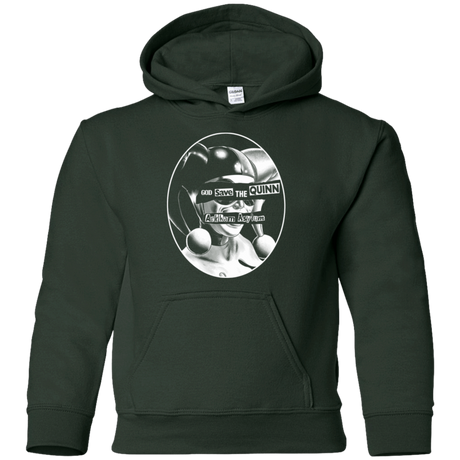 Sweatshirts Forest Green / YS God Save The Quinn Youth Hoodie