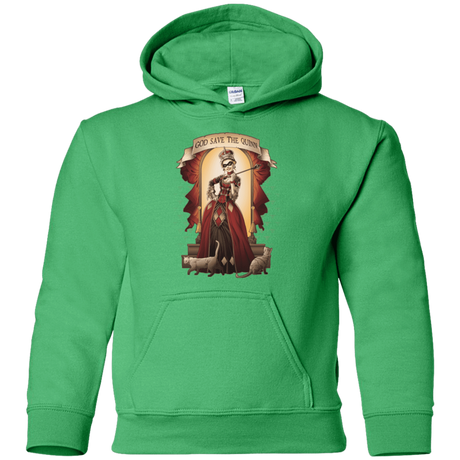 Sweatshirts Irish Green / YS God Save The Quinn Youth Hoodie
