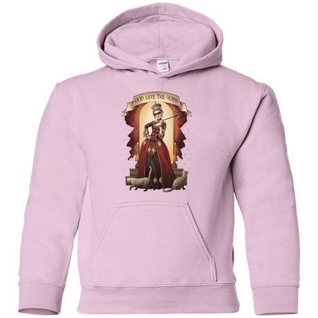 Sweatshirts Light Pink / YS God Save The Quinn Youth Hoodie
