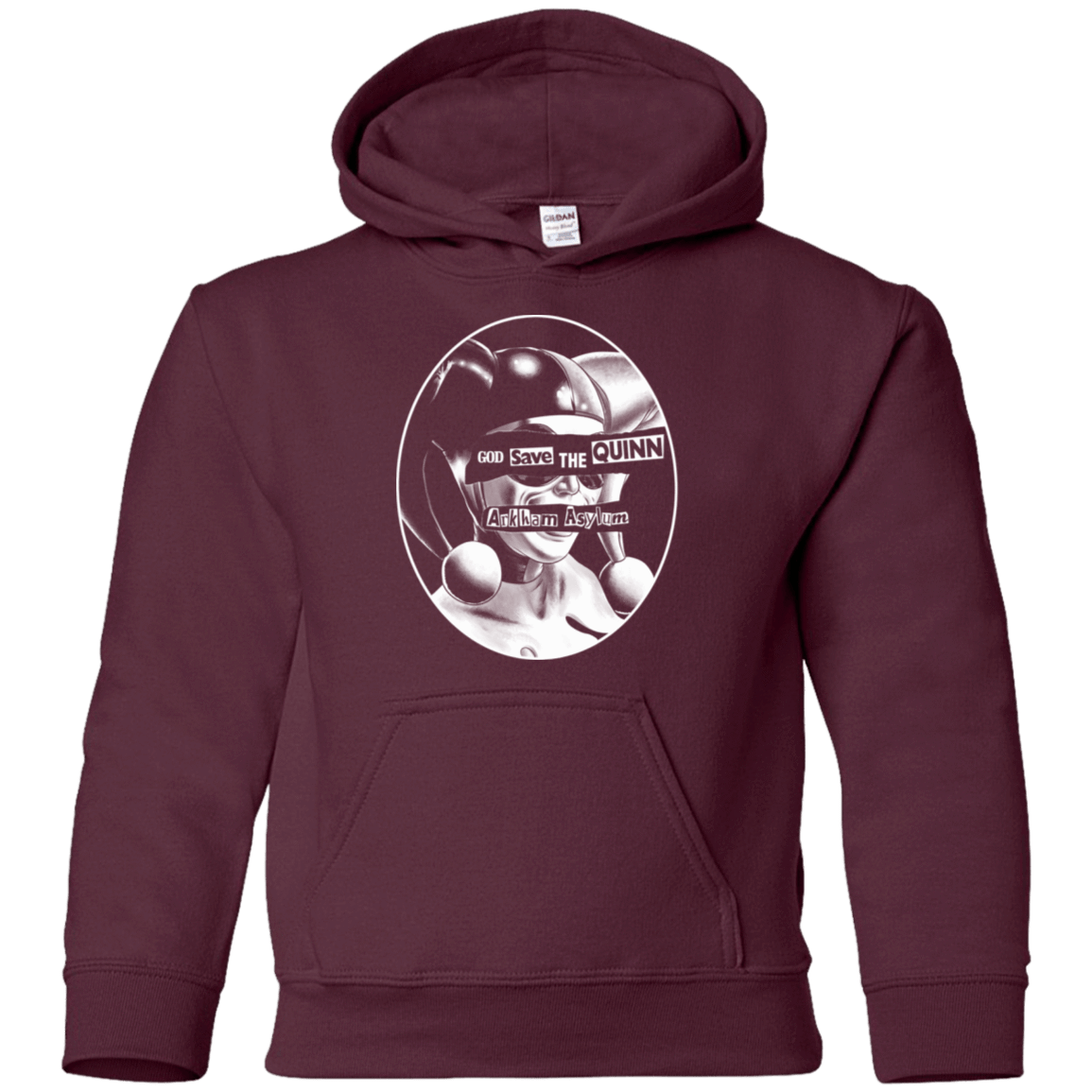 Sweatshirts Maroon / YS God Save The Quinn Youth Hoodie