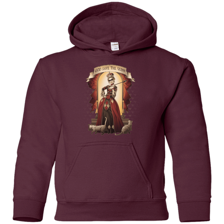 Sweatshirts Maroon / YS God Save The Quinn Youth Hoodie