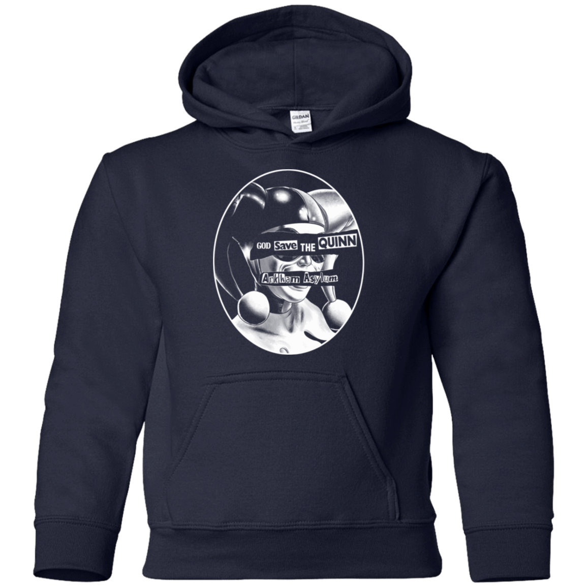 Sweatshirts Navy / YS God Save The Quinn Youth Hoodie