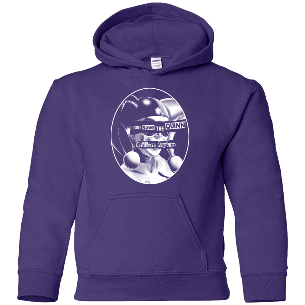 Sweatshirts Purple / YS God Save The Quinn Youth Hoodie