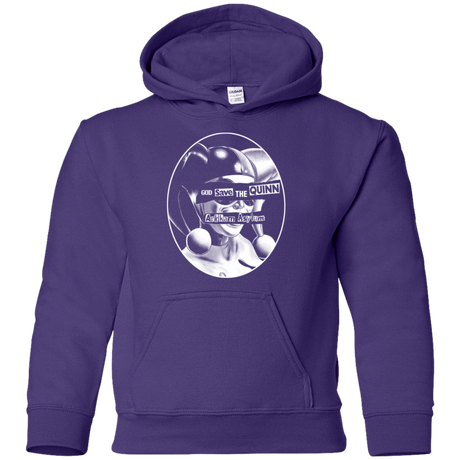 Sweatshirts Purple / YS God Save The Quinn Youth Hoodie