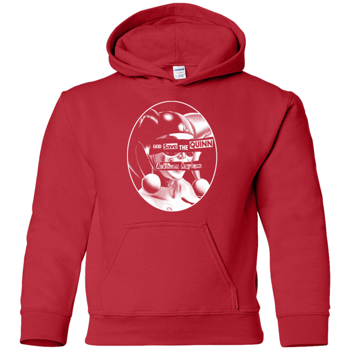 Sweatshirts Red / YS God Save The Quinn Youth Hoodie