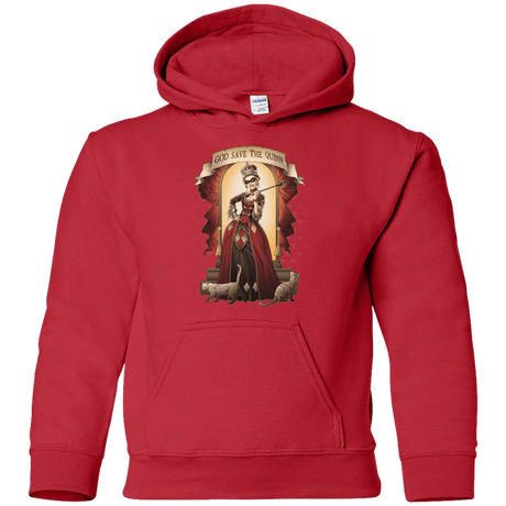 Sweatshirts Red / YS God Save The Quinn Youth Hoodie