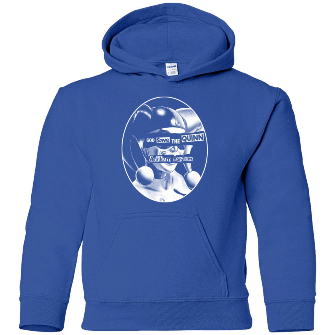 Sweatshirts Royal / YS God Save The Quinn Youth Hoodie