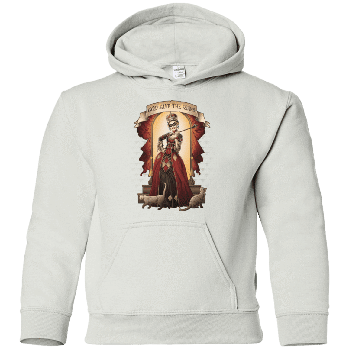 Sweatshirts White / YS God Save The Quinn Youth Hoodie