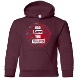 Sweatshirts Maroon / YS God save Youth Hoodie