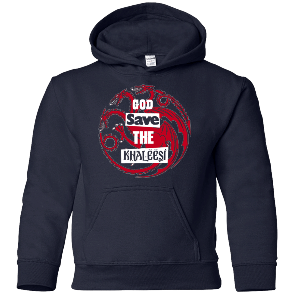 Sweatshirts Navy / YS God save Youth Hoodie