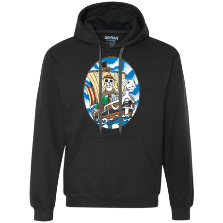 Sweatshirts Black / Small Going Merry Premium Fleece Hoodie