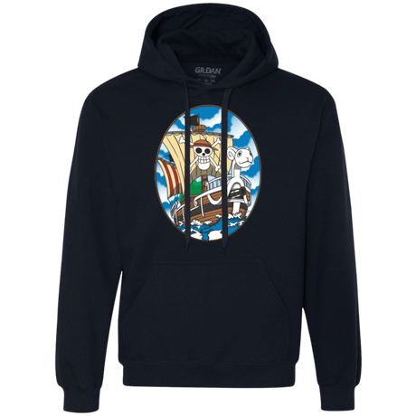 Sweatshirts Navy / Small Going Merry Premium Fleece Hoodie