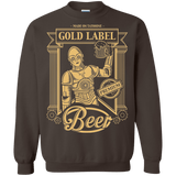 Sweatshirts Dark Chocolate / S Gold Label Beer Crewneck Sweatshirt