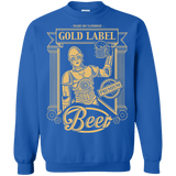 Sweatshirts Royal / S Gold Label Beer Crewneck Sweatshirt