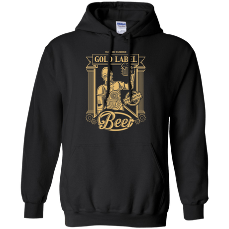 Sweatshirts Black / S Gold Label Beer Pullover Hoodie