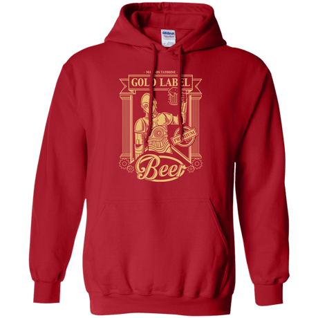 Sweatshirts Red / S Gold Label Beer Pullover Hoodie