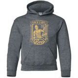 Sweatshirts Dark Heather / YS Gold Label Beer Youth Hoodie