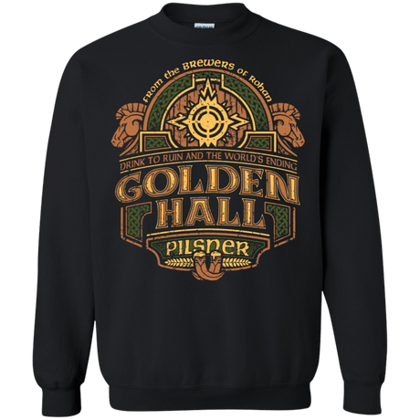 Sweatshirts Black / S Golden Hall Pilsner Crewneck Sweatshirt