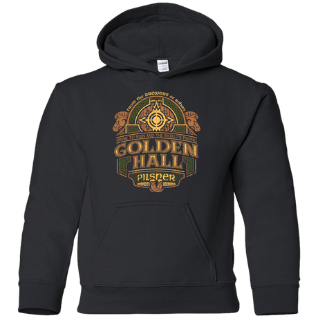 Sweatshirts Black / YS Golden Hall Pilsner Youth Hoodie