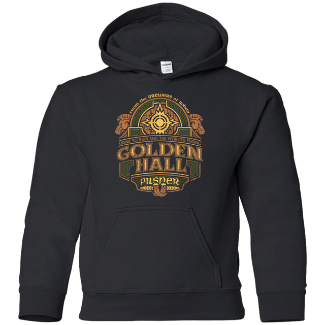 Sweatshirts Black / YS Golden Hall Pilsner Youth Hoodie