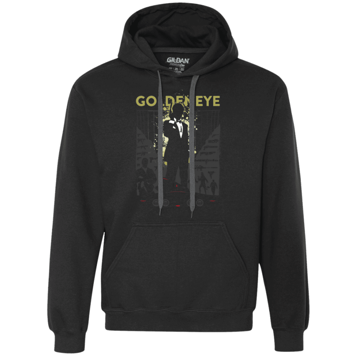 Sweatshirts Black / S Goldeneye Premium Fleece Hoodie