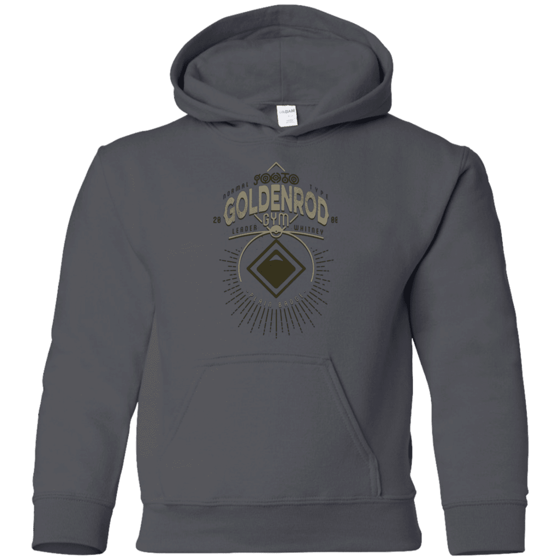 Sweatshirts Charcoal / YS Goldenrod Gym Youth Hoodie