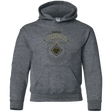 Sweatshirts Dark Heather / YS Goldenrod Gym Youth Hoodie