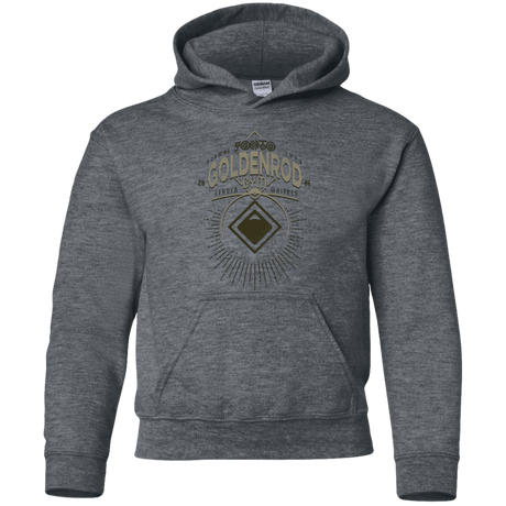 Sweatshirts Dark Heather / YS Goldenrod Gym Youth Hoodie