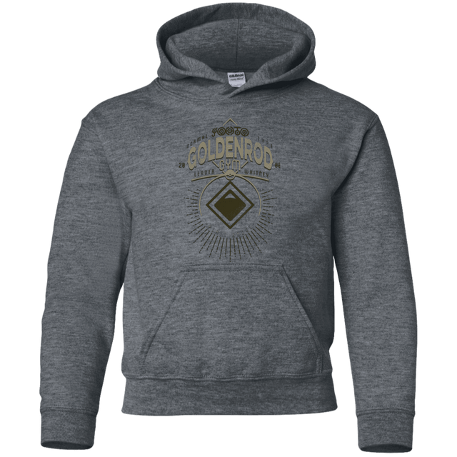 Sweatshirts Dark Heather / YS Goldenrod Gym Youth Hoodie