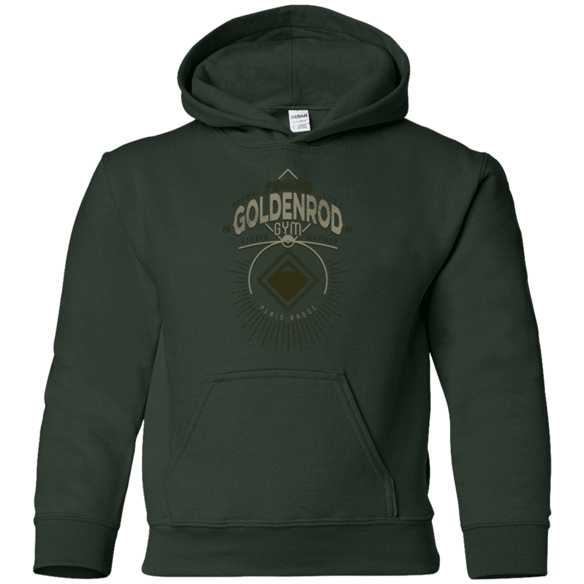 Sweatshirts Forest Green / YS Goldenrod Gym Youth Hoodie