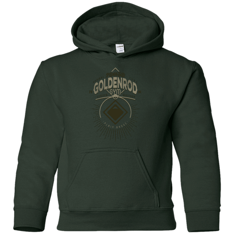 Sweatshirts Forest Green / YS Goldenrod Gym Youth Hoodie