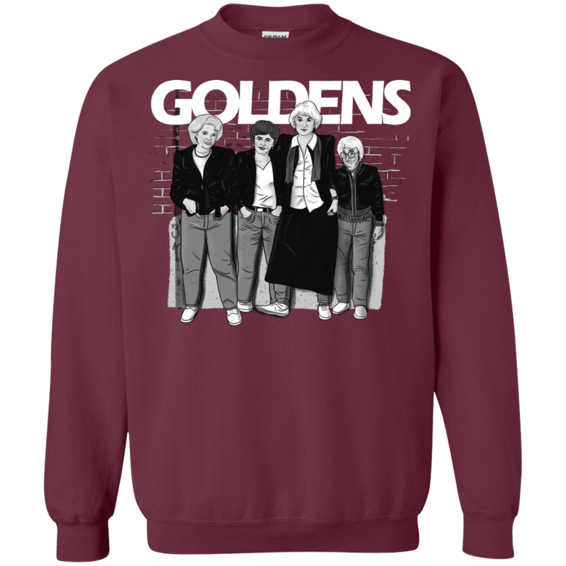 Sweatshirts Maroon / S Goldens Crewneck Sweatshirt