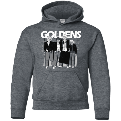 Sweatshirts Dark Heather / YS Goldens Youth Hoodie