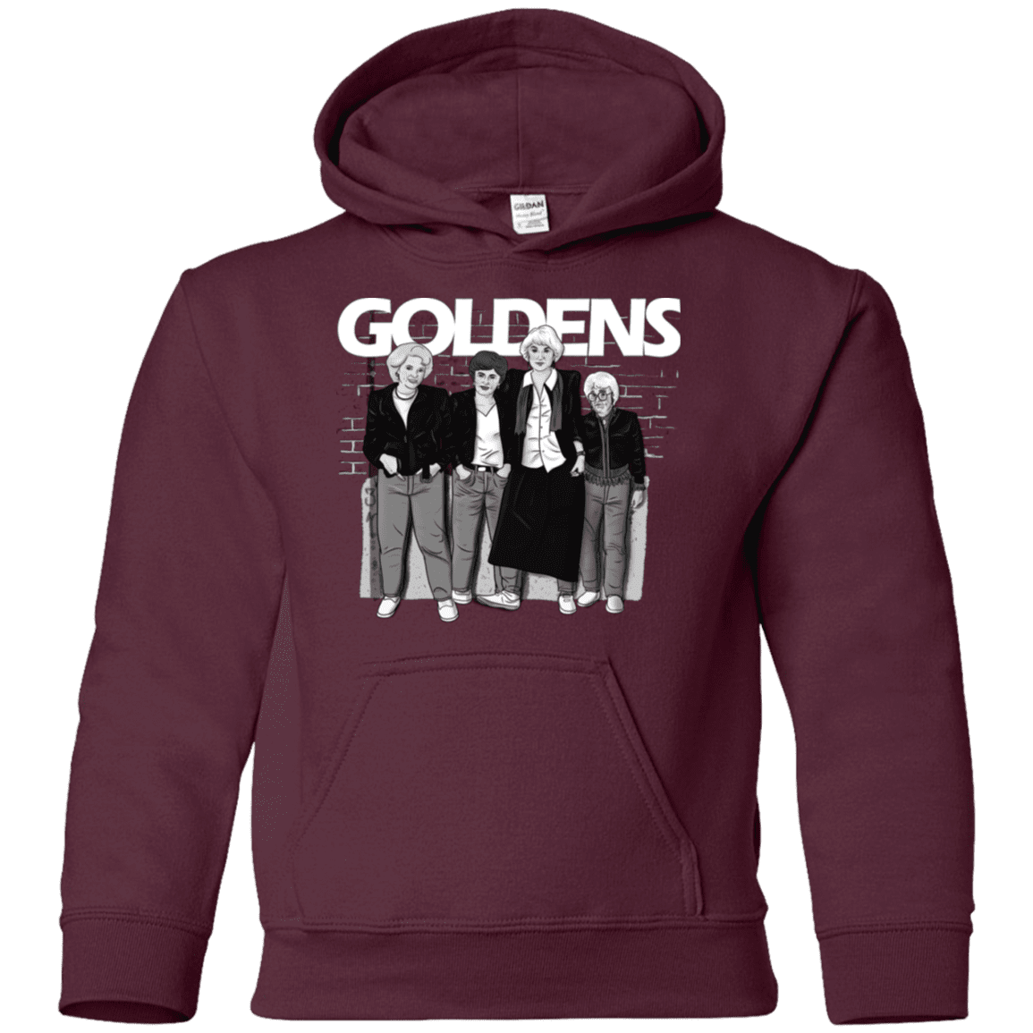 Sweatshirts Maroon / YS Goldens Youth Hoodie