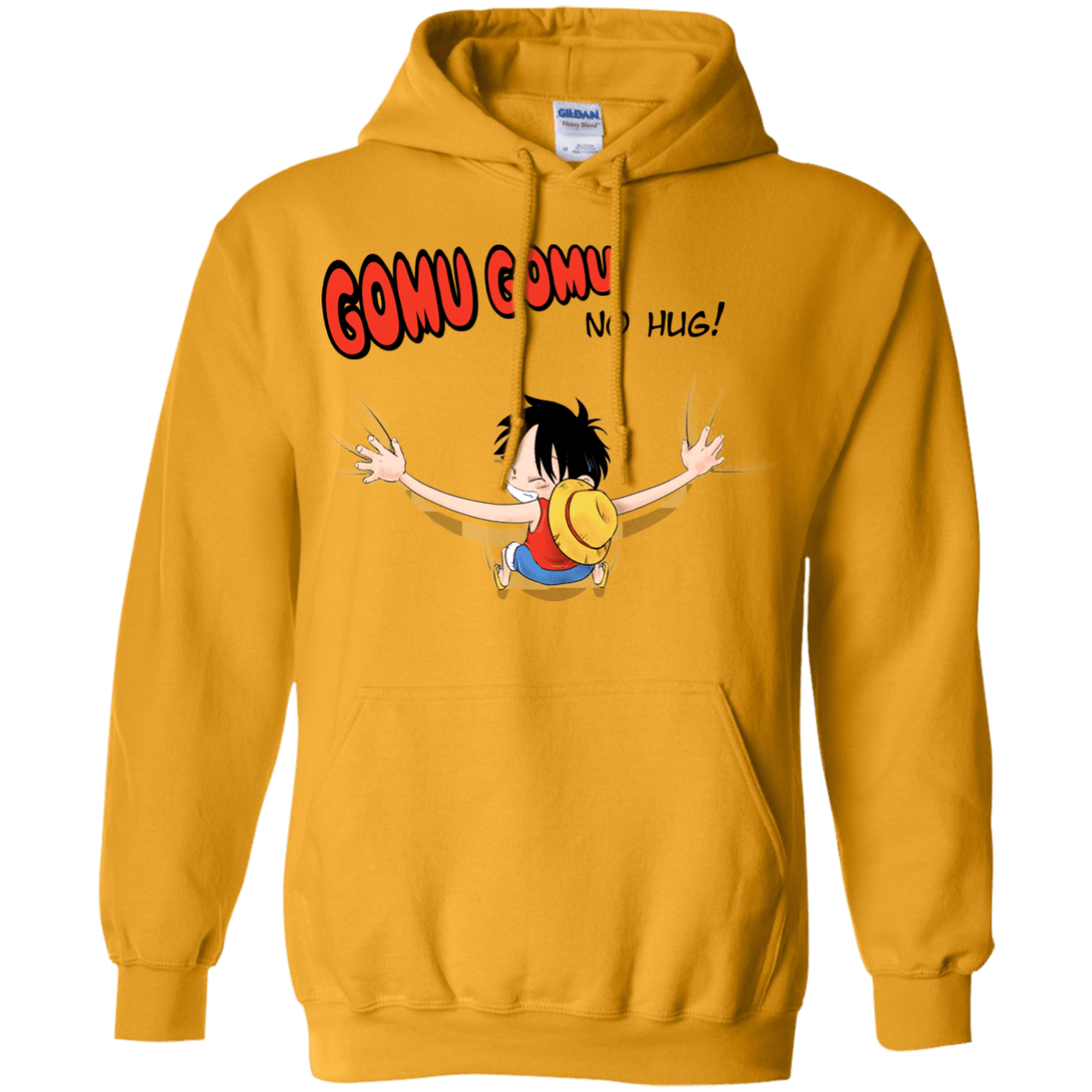 Sweatshirts Gold / Small Gomu Gomu no Hug Pullover Hoodie