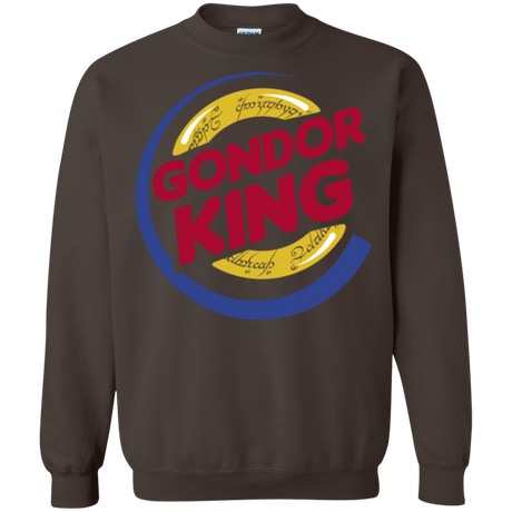 Sweatshirts Dark Chocolate / Small Gondor King Crewneck Sweatshirt